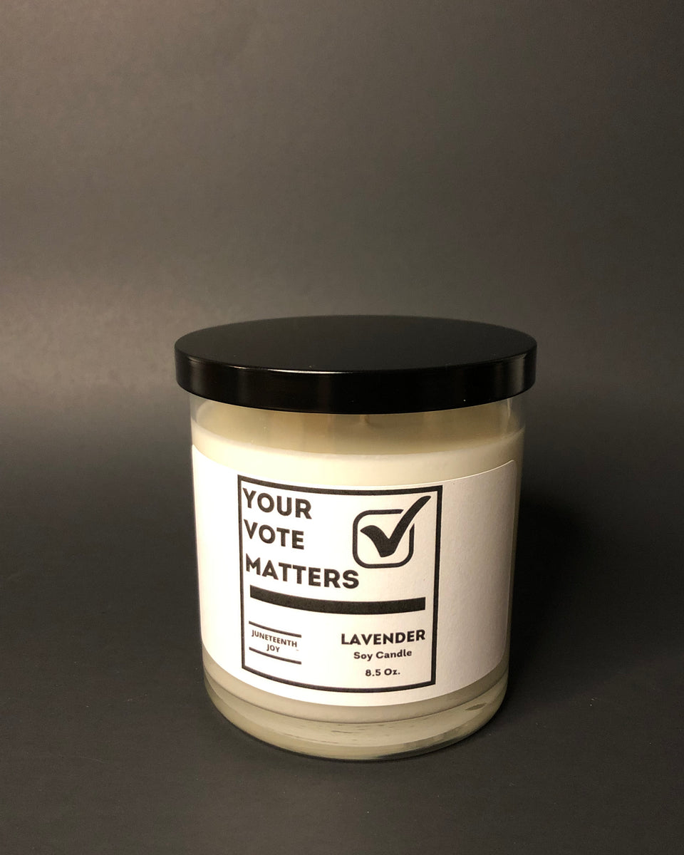 Your Vote Matters 8.5 oz Lavender