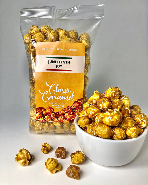 JUNETEENTH JOY ® Gourmet Popcorn - Caramel 7oz.