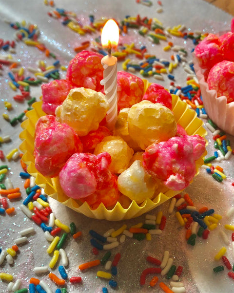 JUNETEENTH JOY ® Gourmet Popcorn "Celebrate with Cake" flavored 7oz.