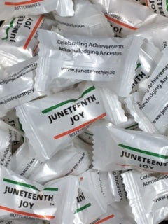 JUNETEENTH JOY ®  Individually Wrapped Butter Mints 10 oz. (100/bag)