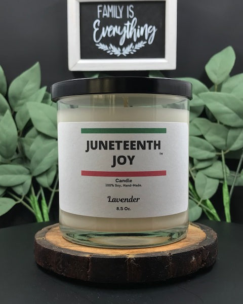 JUNETEENTH JOY ® Candle Lavender 8.5 oz.