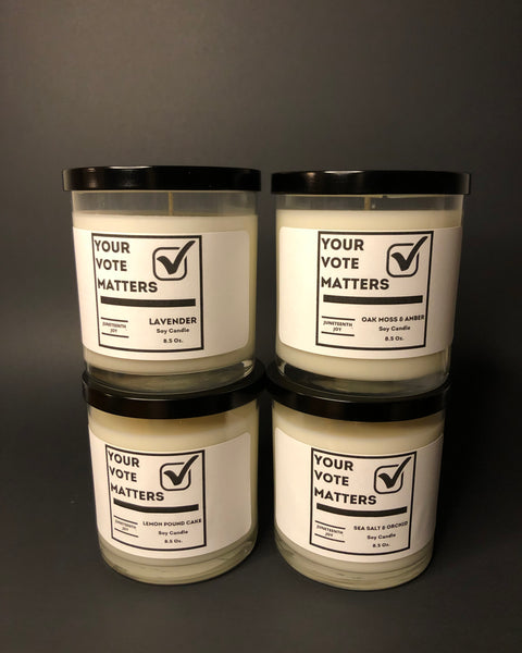 Your Vote Matters( Variety Pack 4, 8.5 oz Candles)